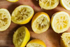 desde hoy no tires la cascara de los limones mira esto