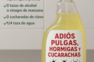 Guía práctica: Repelente natural contra pulgas, hormigas y cucarachas