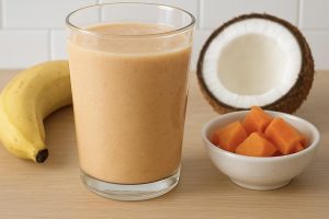 Batido natural para aliviar hemorroides.